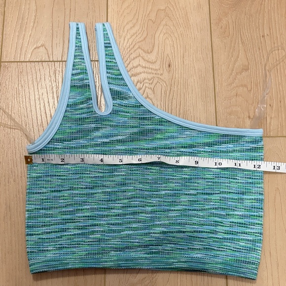 Offline by Aerie Split One Shoulder Long Line Sports Bra, sz S - Picture 6 of 7